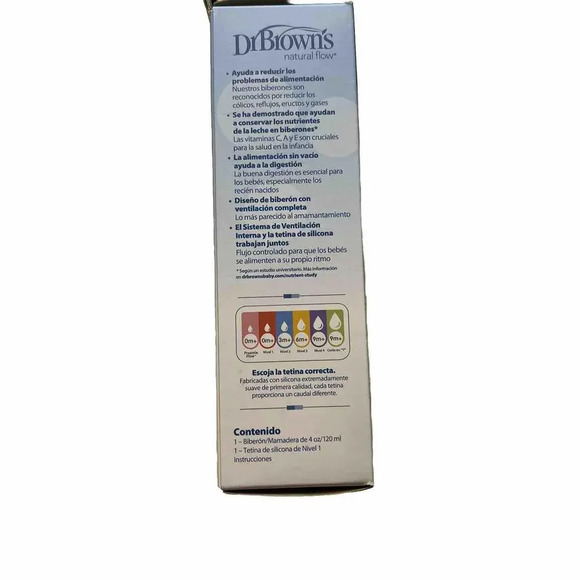 Dr Brown’s Options Plus Anti Colic Bottle Narrow 4oz 120ml New In Box - Picture 2 of 7